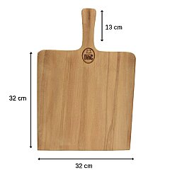 Kısa Saplı Ahşap Pizza ve Ekmek Küreği 32x45 cm - 2