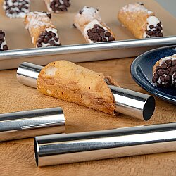 Silindirik Cannoli Kalıp 4'lü Set 12 cm - 2