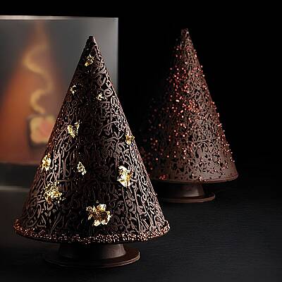 3D Koni Noel Ağacı PVC Çikolata Kalıbı - 3