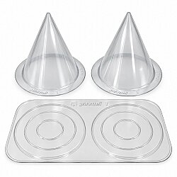 3D Koni Noel Ağacı PVC Çikolata Kalıbı 