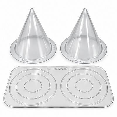 3D Koni Noel Ağacı PVC Çikolata Kalıbı - 1