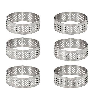 Delikli Tart Kalıbı 7 cm 6'lı Set - 2