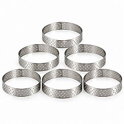 Delikli Tart Kalıbı 8 cm 6'lı Set - 2