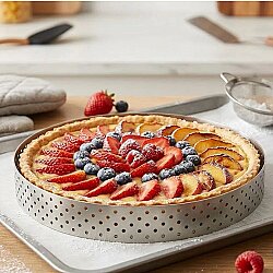 Delikli Tart Kalıbı 16 cm - DİNC KİTCHEN (1)
