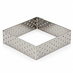 Delikli Tart Kalıbı 7x7 cm 6'lı Set 