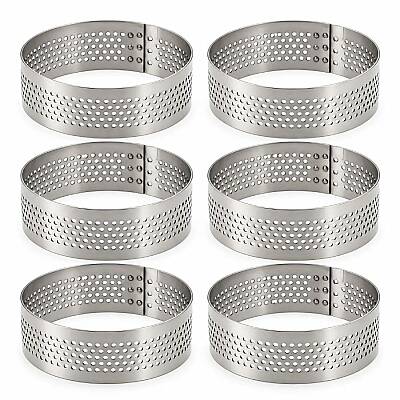 Delikli Tart Kalıbı 7 cm 6'lı Set - 2