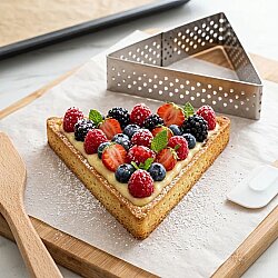 Delikli Tart Kalıbı 9 cm 6'lı Set - 3