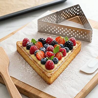 Delikli Tart Kalıbı 9 cm 6'lı Set - 3