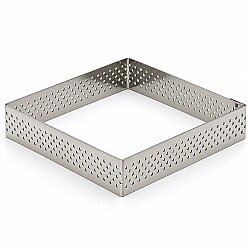 Delikli Tart Kalıbı 10x10 cm 2'li Set - DİNC KİTCHEN