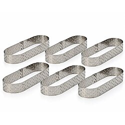 Delikli Tart Kalıbı 14x4 cm 6'lı Set - 2