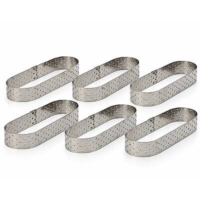 Delikli Tart Kalıbı 14x4 cm 6'lı Set - 2