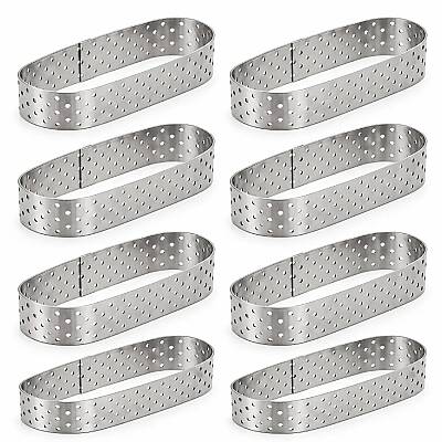 Delikli Tart Kalıbı 12x4 cm 8'li Set - 2