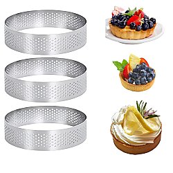Delikli Tart Kalıbı 9 cm 3'lü Set - 4
