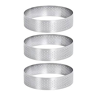 Delikli Tart Kalıbı 9 cm 3'lü Set - 2