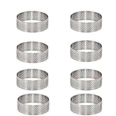 Delikli Tart Kalıbı 6 cm 8’li Set - 2