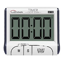 Dijital Zamanlayıcı Geniş LCD Ekran - LOYKA