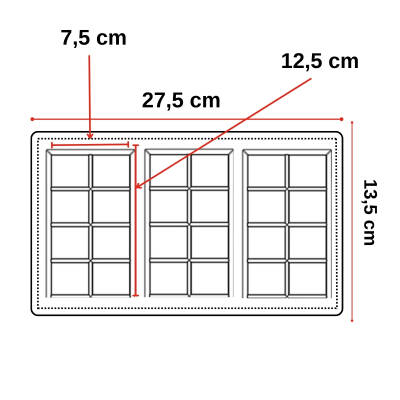 Dubai Tablet Polikarbon Çikolata Kalıbı - 3