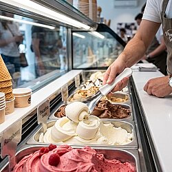 Gelato Dondurma Kaşığı Beyaz 26 cm - 3