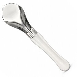 Gelato Dondurma Kaşığı Beyaz 26 cm - Pocatino