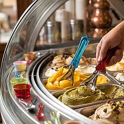 Gelato Dondurma Kaşığı Şeffaf Kırmızı 26 cm - 3