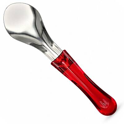 Gelato Dondurma Kaşığı Şeffaf Kırmızı 26 cm - 1