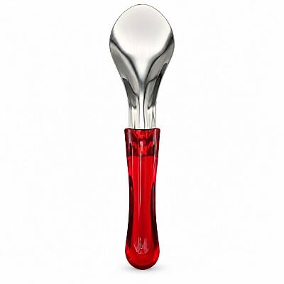 Gelato Dondurma Kaşığı Şeffaf Kırmızı 26 cm - 2
