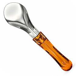 Gelato Dondurma Kaşığı Şeffaf Turuncu 26 cm - Pocatino