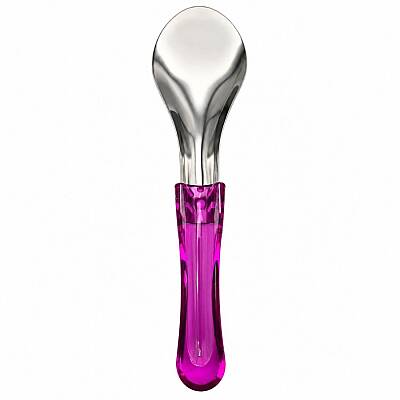 Gelato Dondurma Kaşığı Şeffaf Fuşya 26 cm - 2