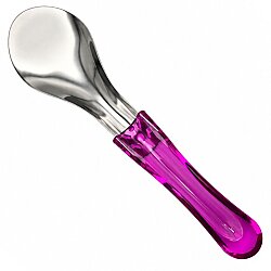 Gelato Dondurma Kaşığı Şeffaf Fuşya 26 cm - Pocatino