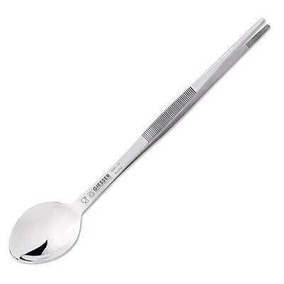 Paslanmaz Çelik Kaşıklı Şef Cımbızı 27 cm - 1
