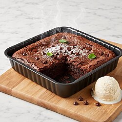Yapışmaz Kare Kek ve Brownie Kalıbı 24 cm - 2