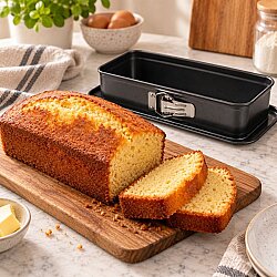 Kelepçeli Baton Kek ve Ekmek Kalıbı 30 cm - 4