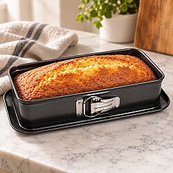 Kelepçeli Baton Kek ve Ekmek Kalıbı 30 cm - 5