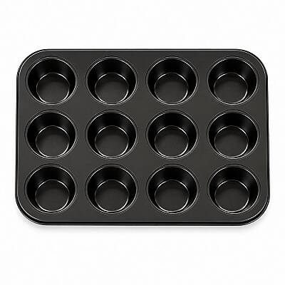 Teflon Kaplamalı Muffin Tepsisi 12'li - 1