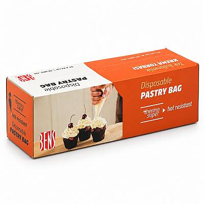 Turuncu Krema Torbası 50 Adet - 1