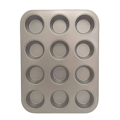 Teflon Kaplamalı Kek ve Muffin Pişirme Kalıbı 35×26 cm - 2