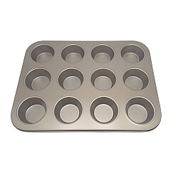 Teflon Kaplamalı Kek ve Muffin Pişirme Kalıbı 35×26 cm - DİNC KİTCHEN
