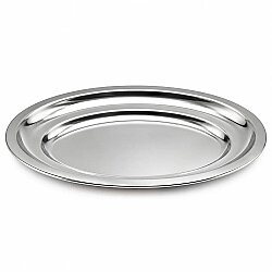 Oval Paslanmaz Çelik Servis Tepsisi 25 cm - LACOR