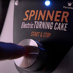 Elektrikli Döner Pasta Sıvama Standı 24 cm - 2