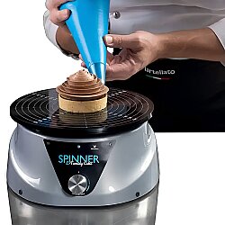 Elektrikli Döner Pasta Sıvama Standı 24 cm - 3