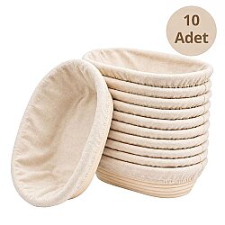 Mayalama Sepeti Bezi 32 cm Oval 10’lu Paket 