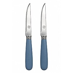 Meyve Bıçağı 8 cm Mavi 2'li Set - 2