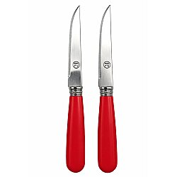 Meyve Bıçağı 8 cm Kırmızı 2'li Set - 2