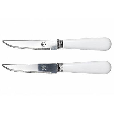 Meyve Bıçağı 8 cm Beyaz 2'li Set - 1