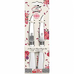 Meyve Bıçağı 8 cm Beyaz 2'li Set - 3