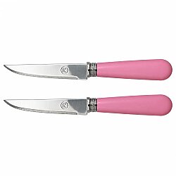 Meyve Bıçağı 8 cm Pembe 2'li Set - COOKER