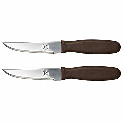 Meyve Bıçağı 7,5 cm Kahverengi 2'li Set - COOKER