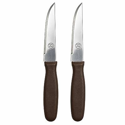 Meyve Bıçağı 7,5 cm Kahverengi 2'li Set - 2