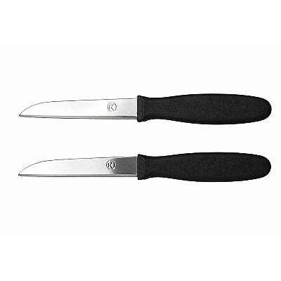 Meyve Bıçağı 7,5 cm Siyah 2'li Set - 1