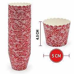 Muffin Kek Kağıdı 25'li Kırmızı - 2